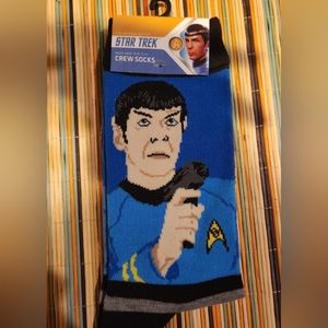 Star Trek men's socks, 1 pair DR. SPOCK